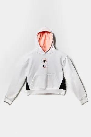 LIQUID X MARVEL GHOST-SPIDER CROP HOODIE