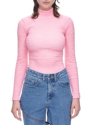 Mock Neck Top (TP03-PINK)