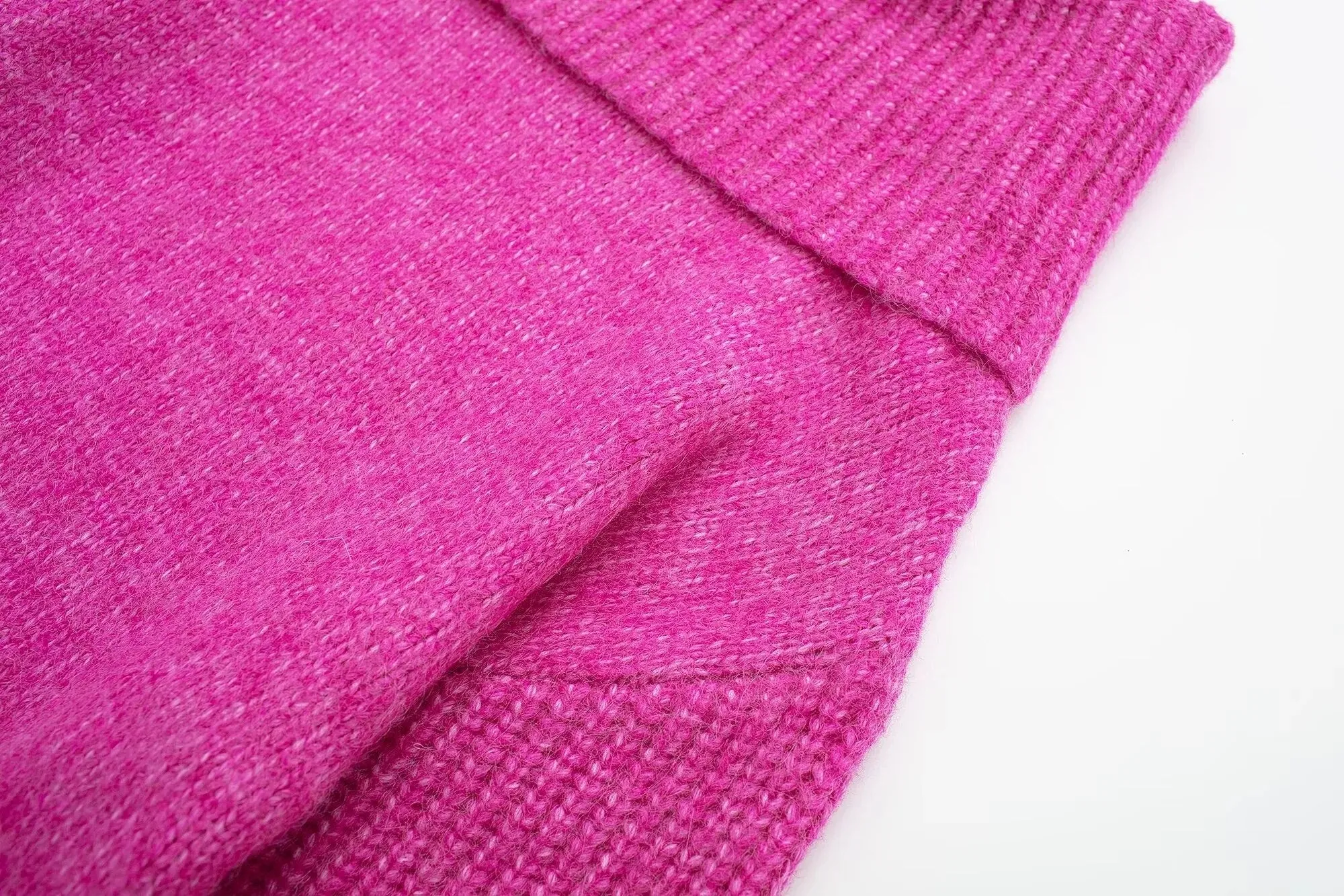 Pre Order:  Pink Knit Maxi Sweater Dress