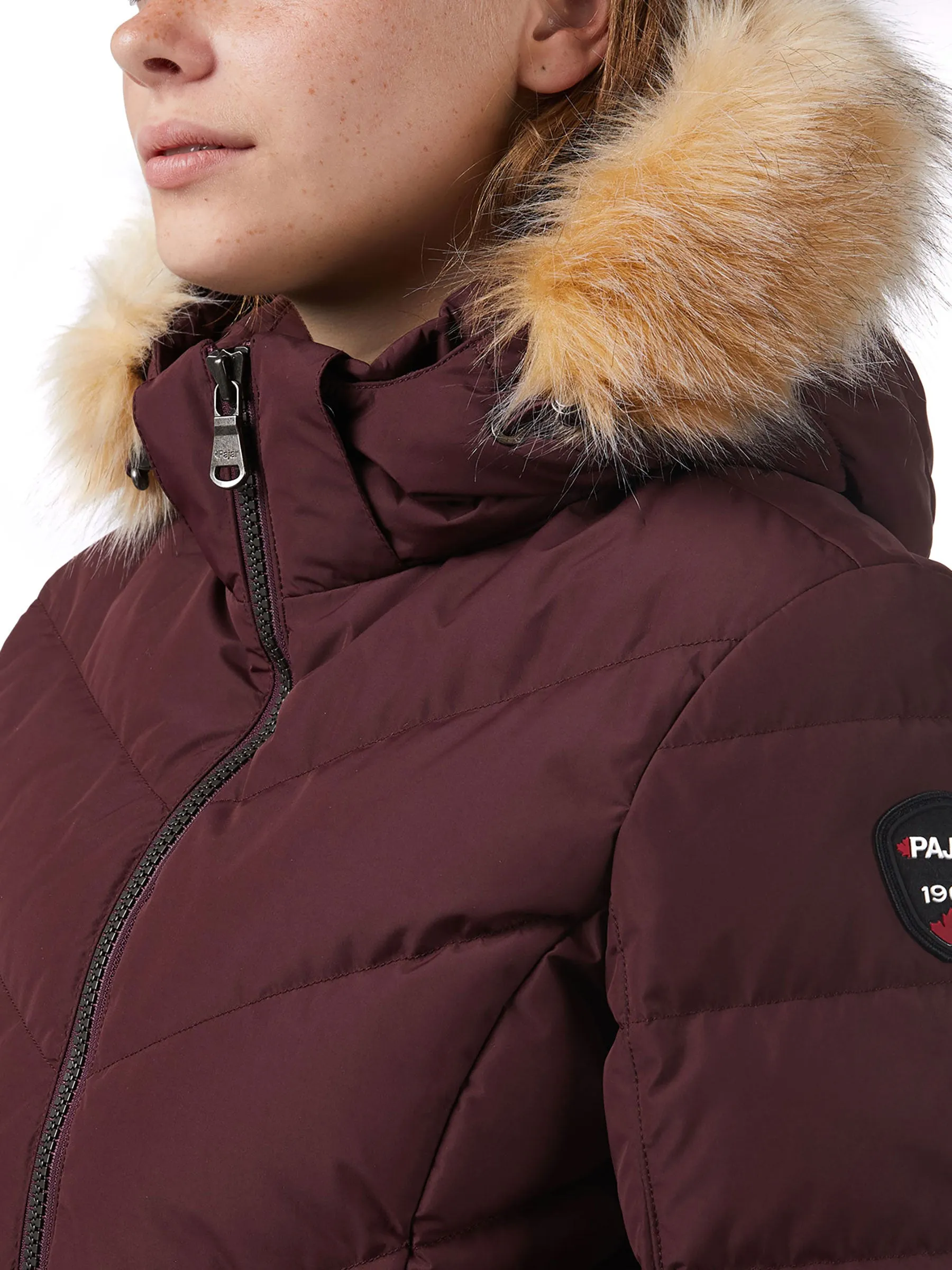 Queens Quilted Puffer w/Faux Fur Hood Trim