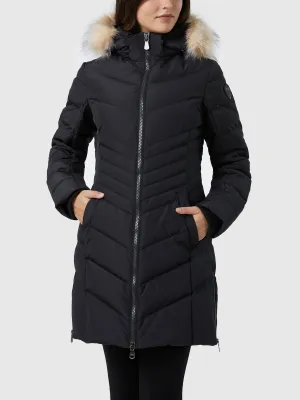 Queens Quilted Puffer w/Faux Fur Hood Trim