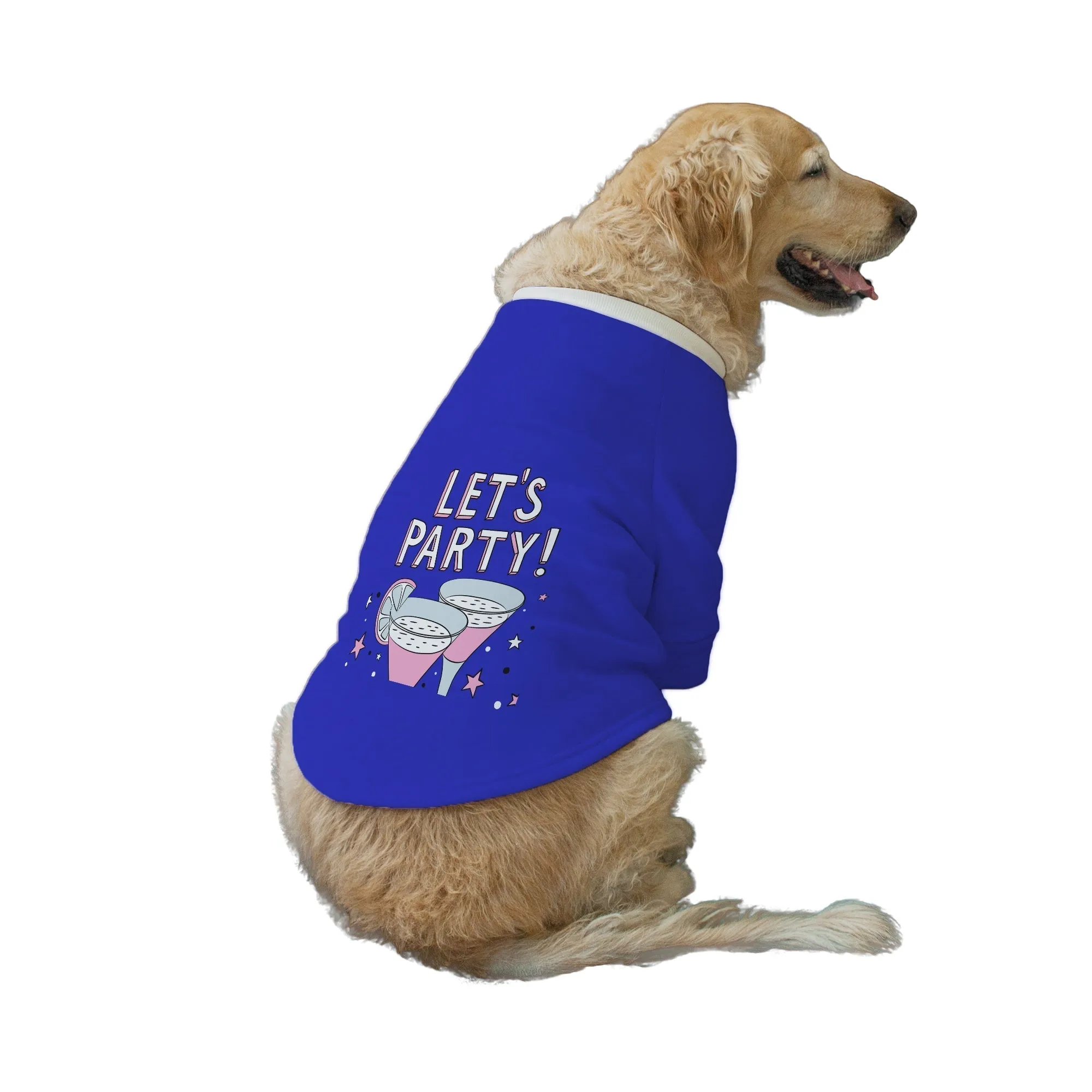 "Let's Party" Printed Dog Technical Jacket