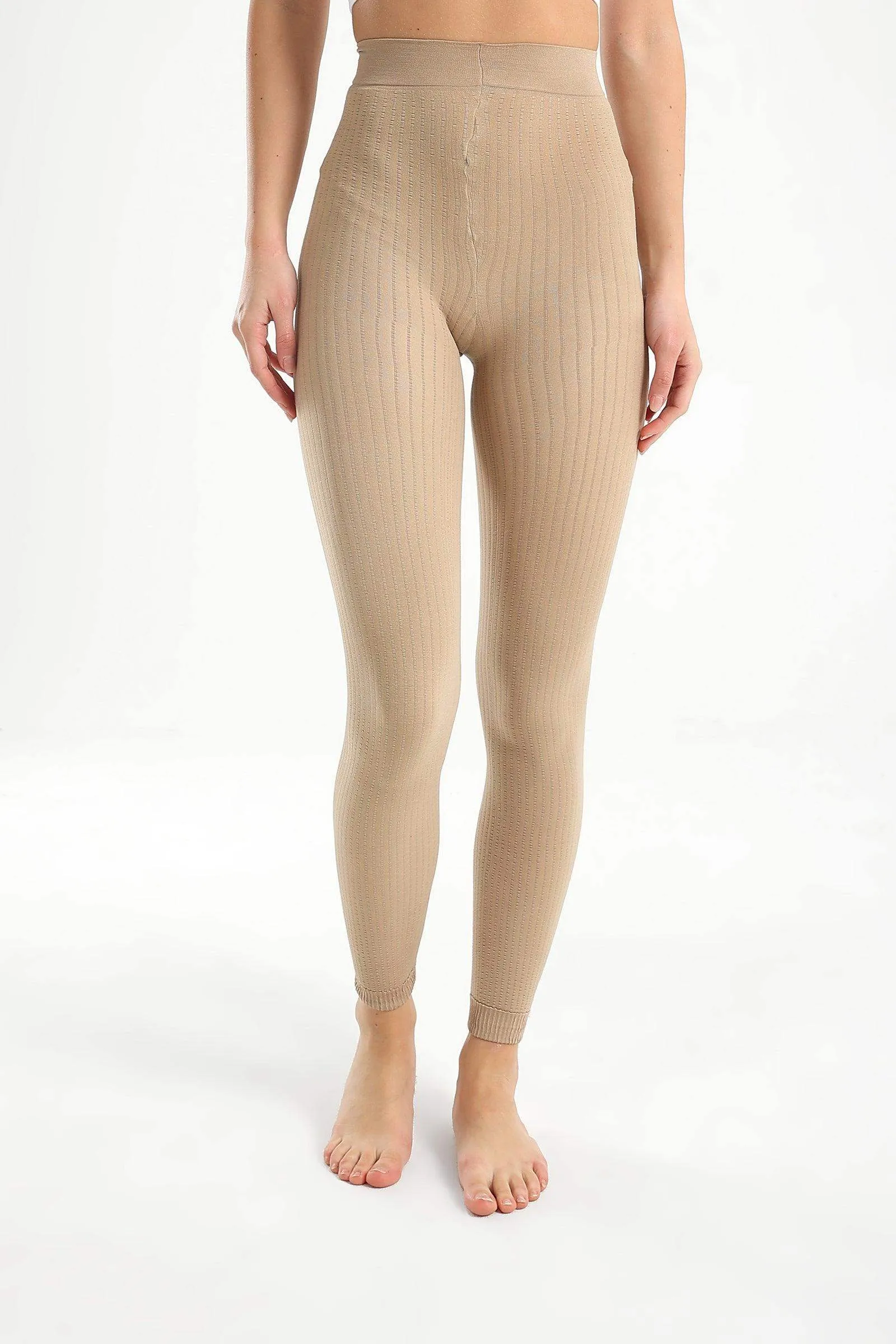 Ribbed High Rise Leggings