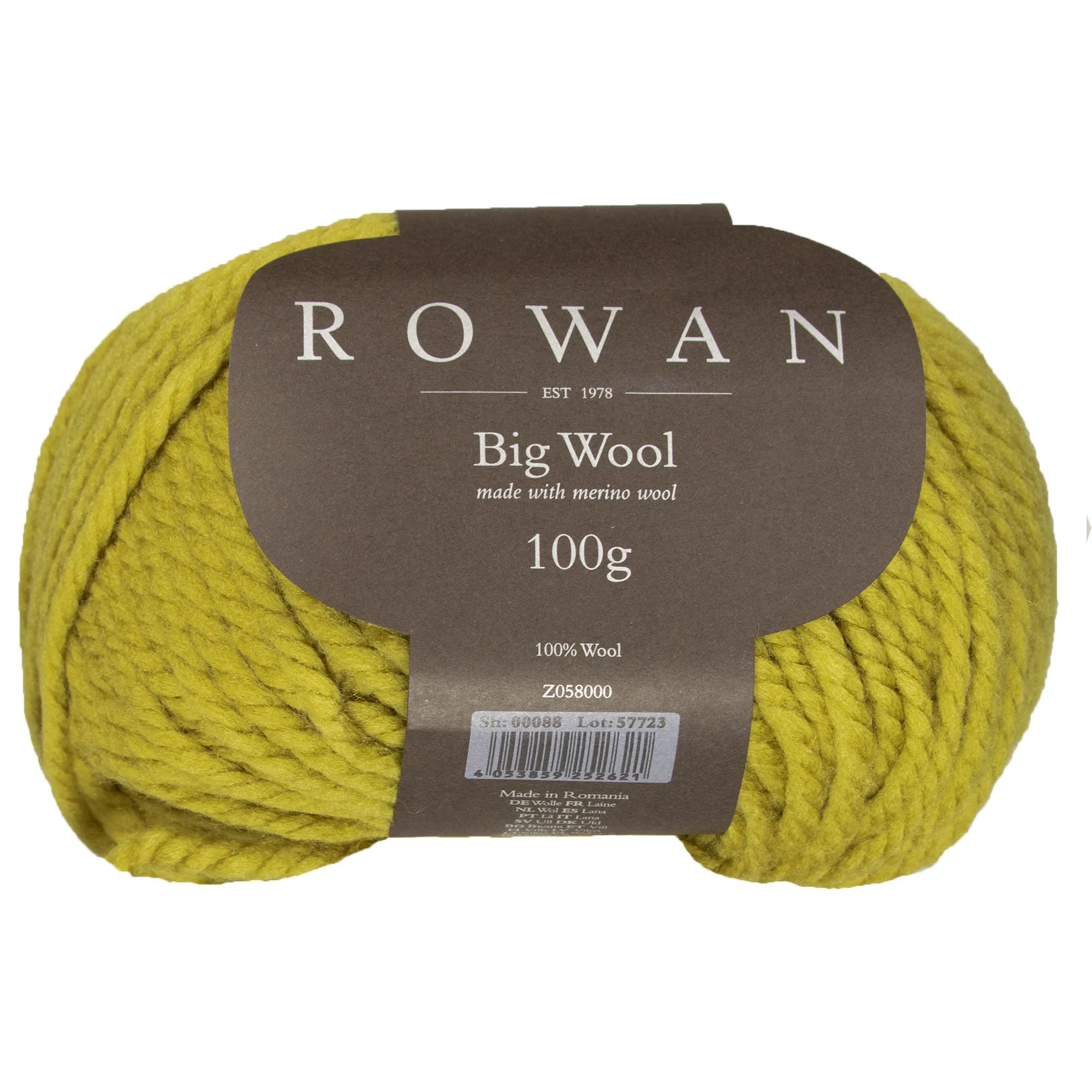 Rowan Big Wool Yarn - 88 Golden Olive