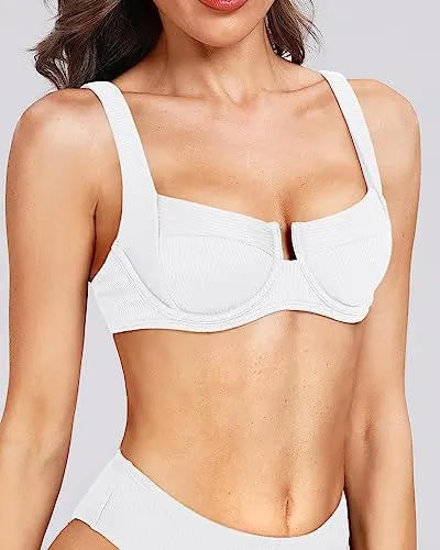 Sexy Swim Tops Underwire Bikini Tops