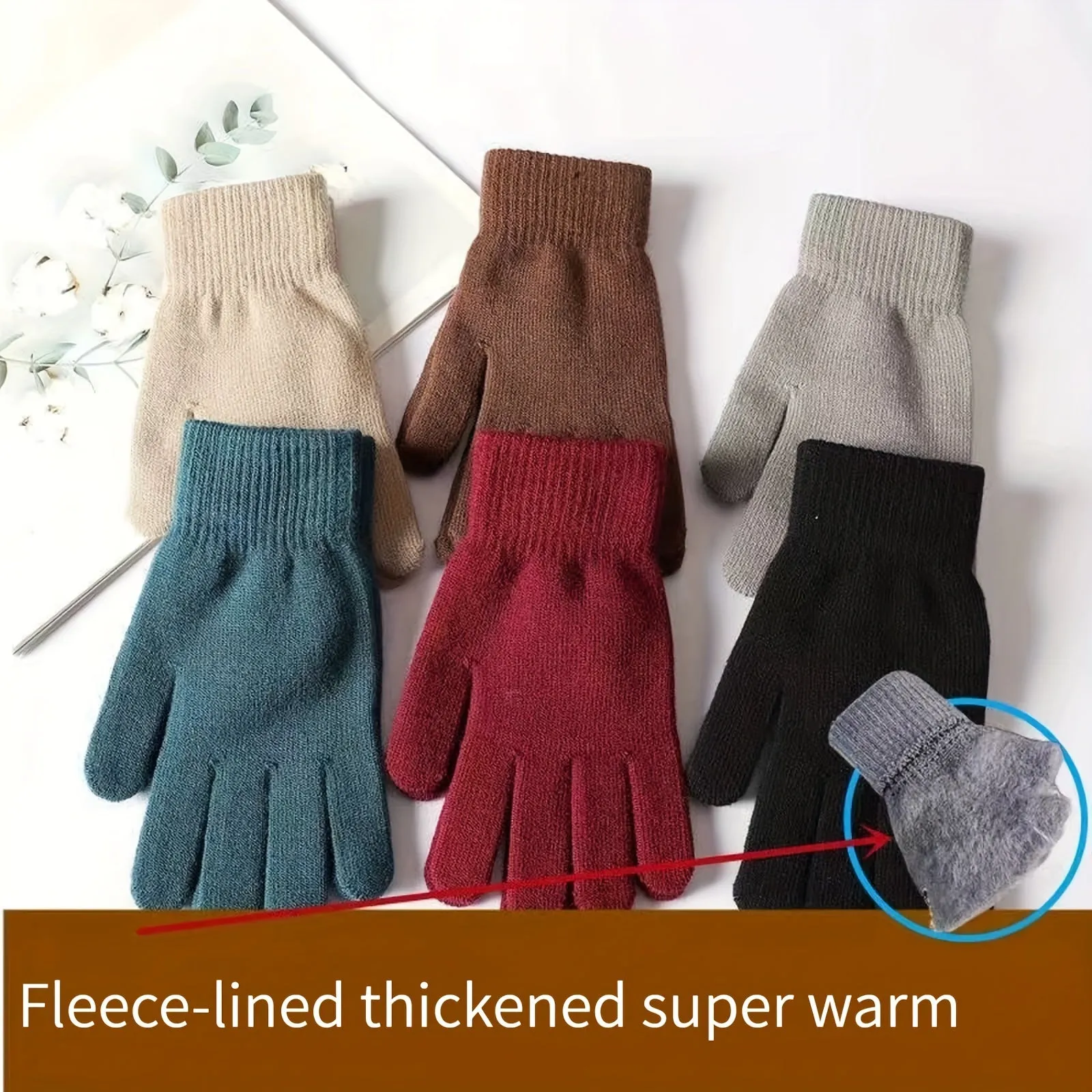 Stay Warm & Protected: Unisex Full Finger Ski Gloves for Outdoor Winter Activities