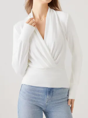 Surplice Tuckable Top