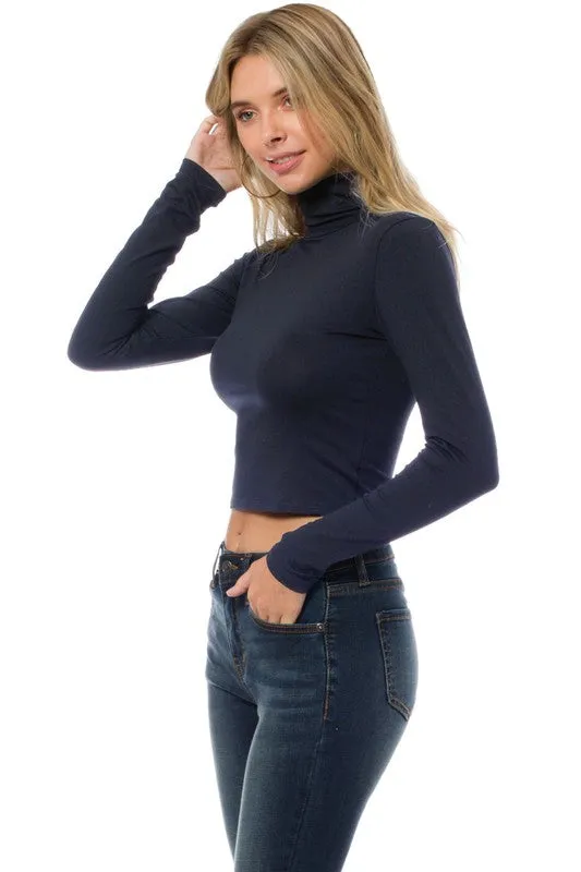 Turtleneck Crop Top