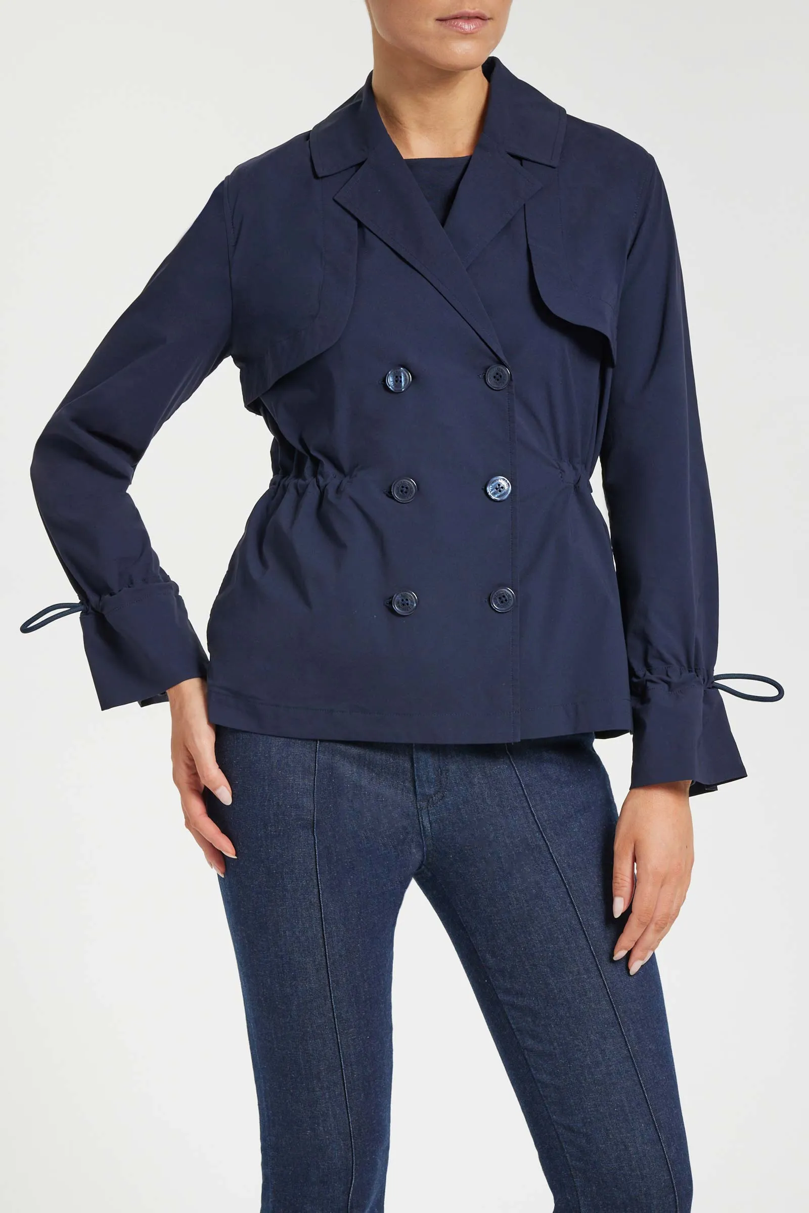 Valeria Cropped Trench