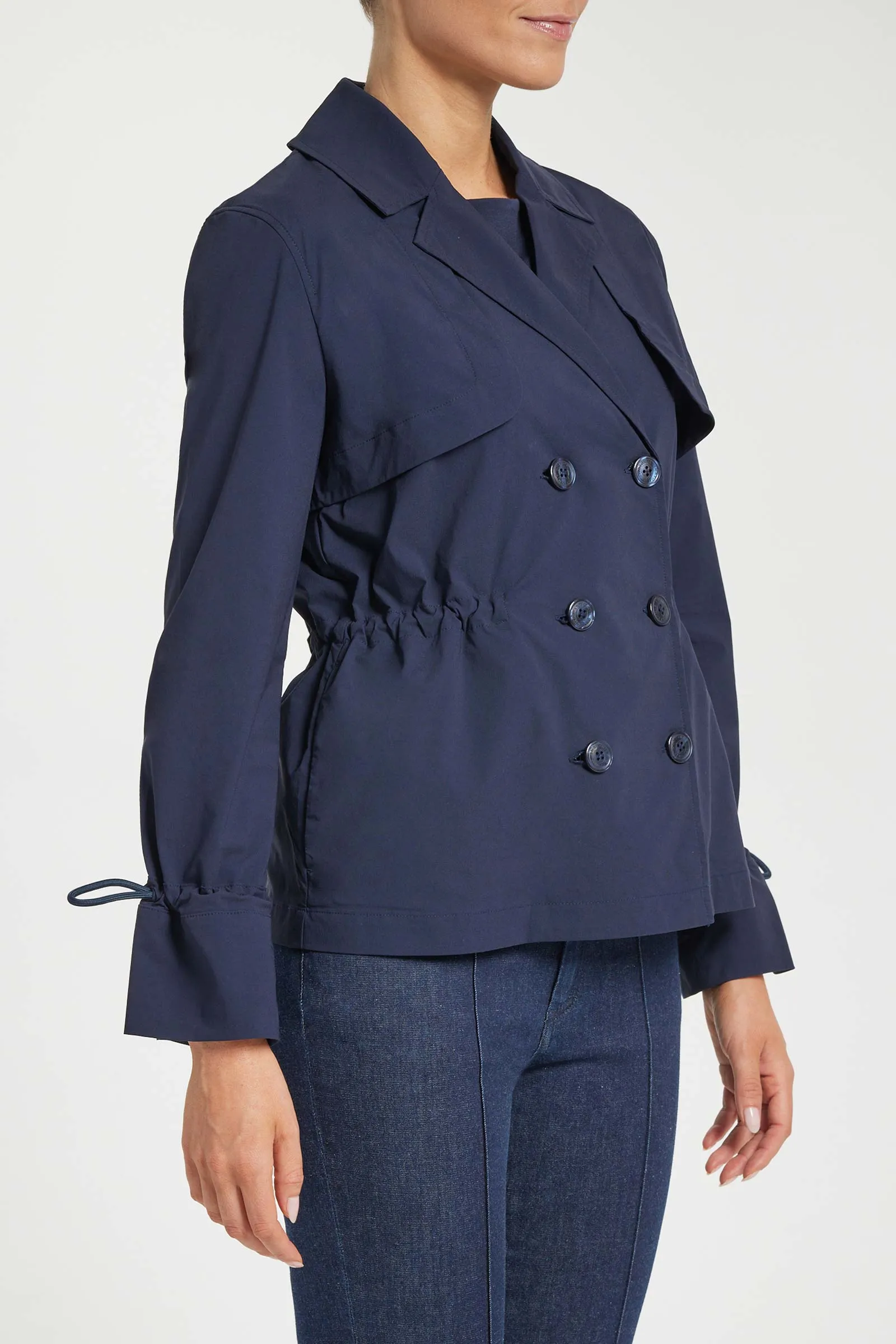 Valeria Cropped Trench