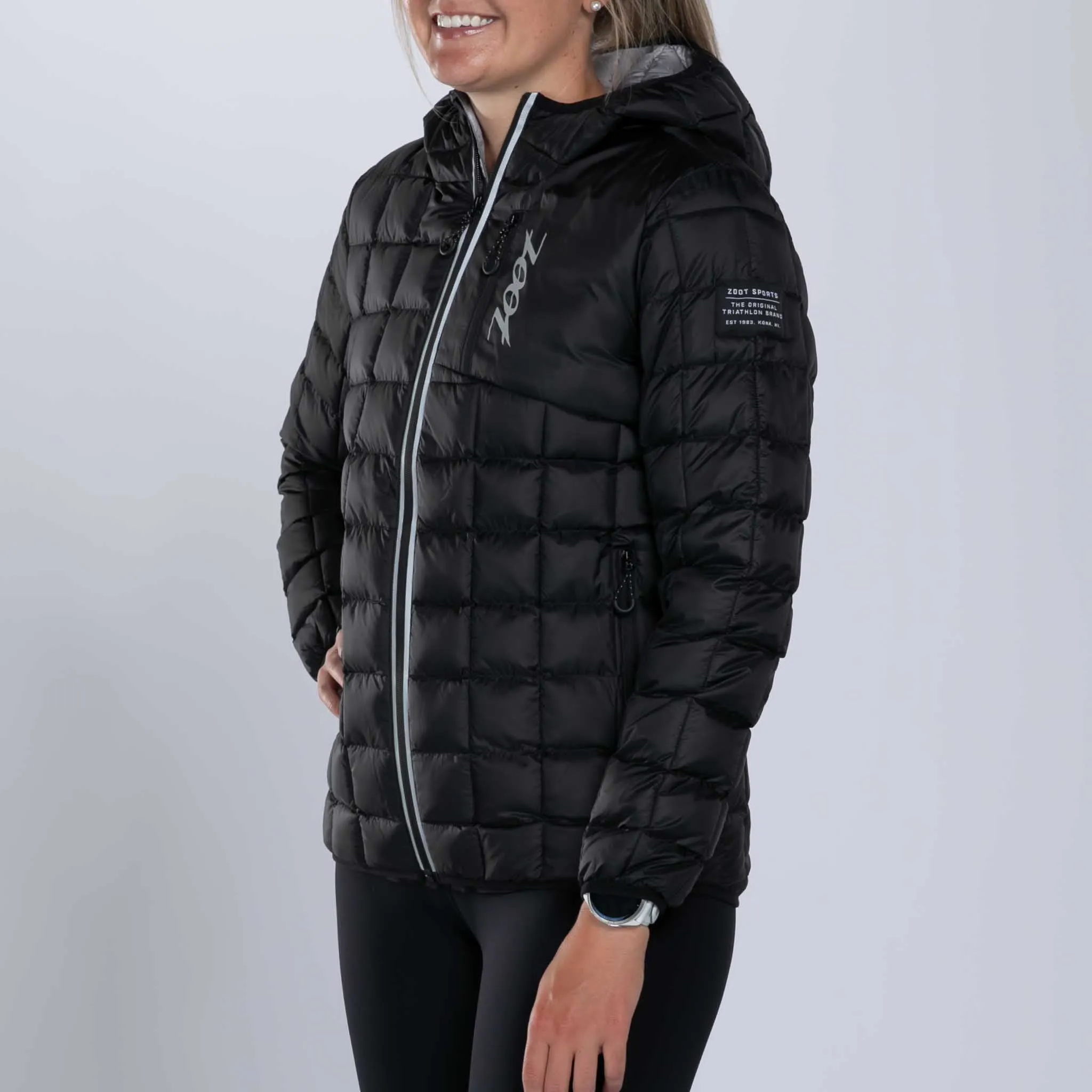 Womens Elite Puffer Jacket - Black