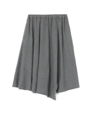 WOOL ASYMMETRIC SKIRT