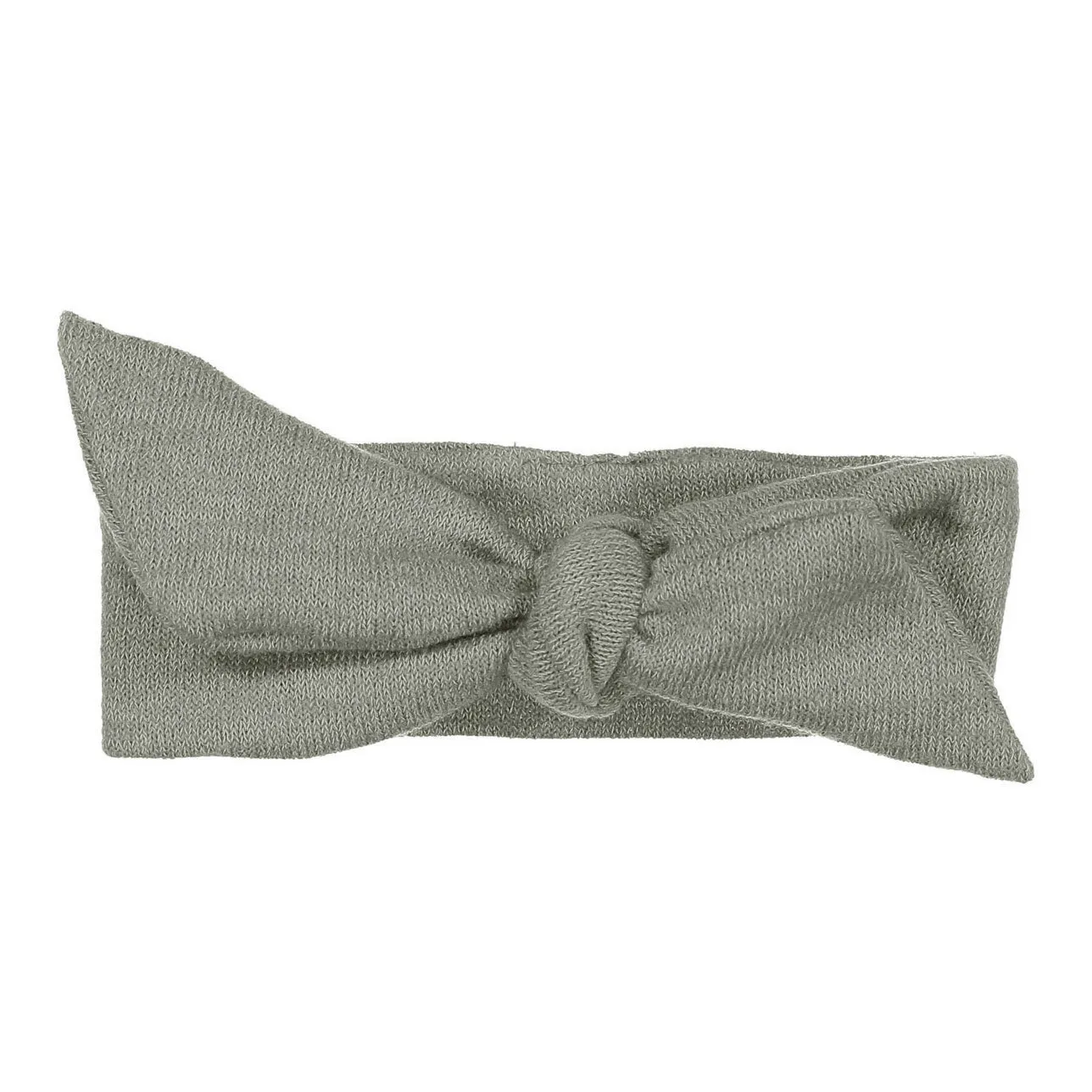 Wrap Bow Headwrap // Slate KNIT