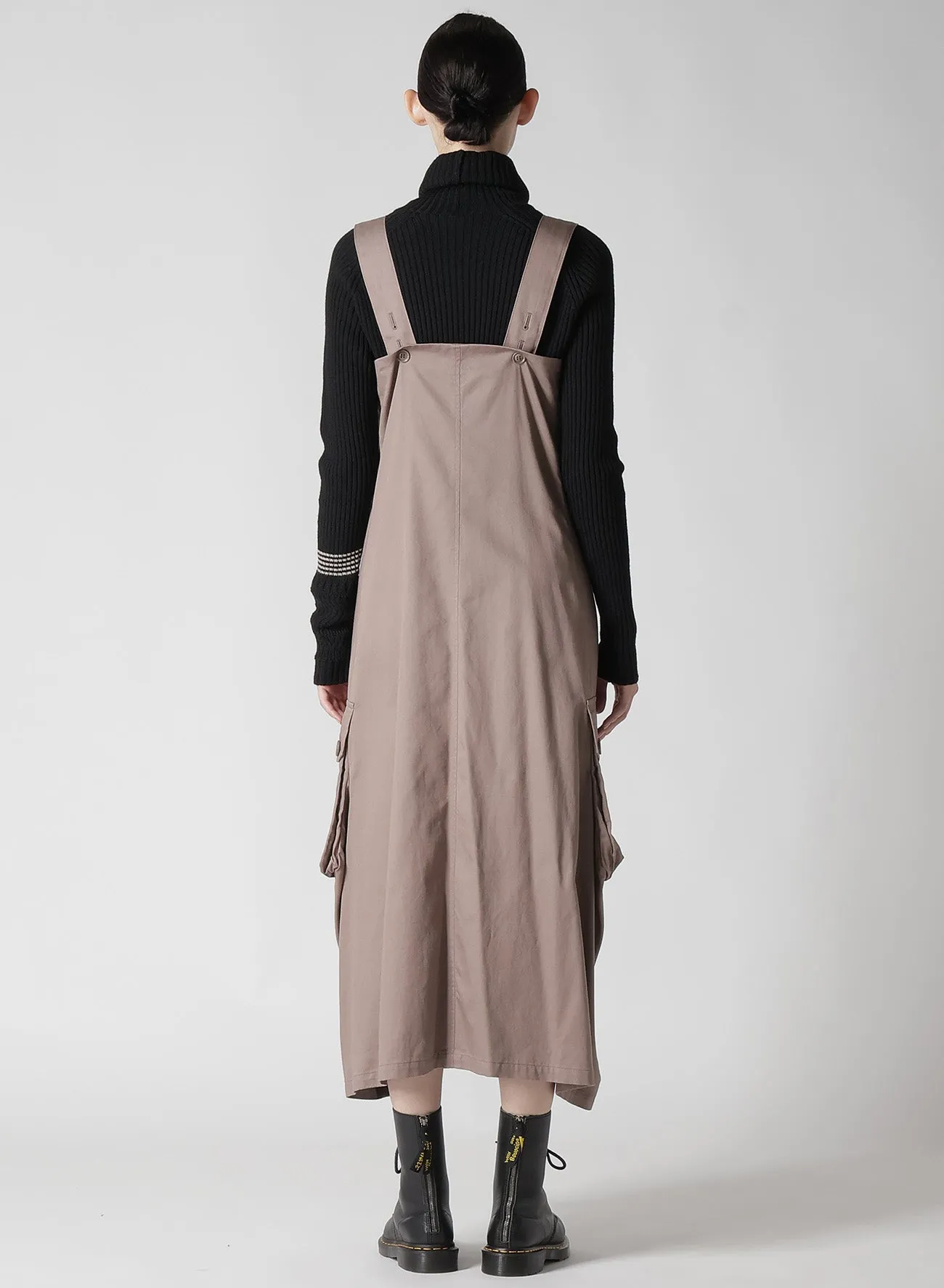 [Y's BORN PRODUCT] COTTON TWILL WORK DRESS