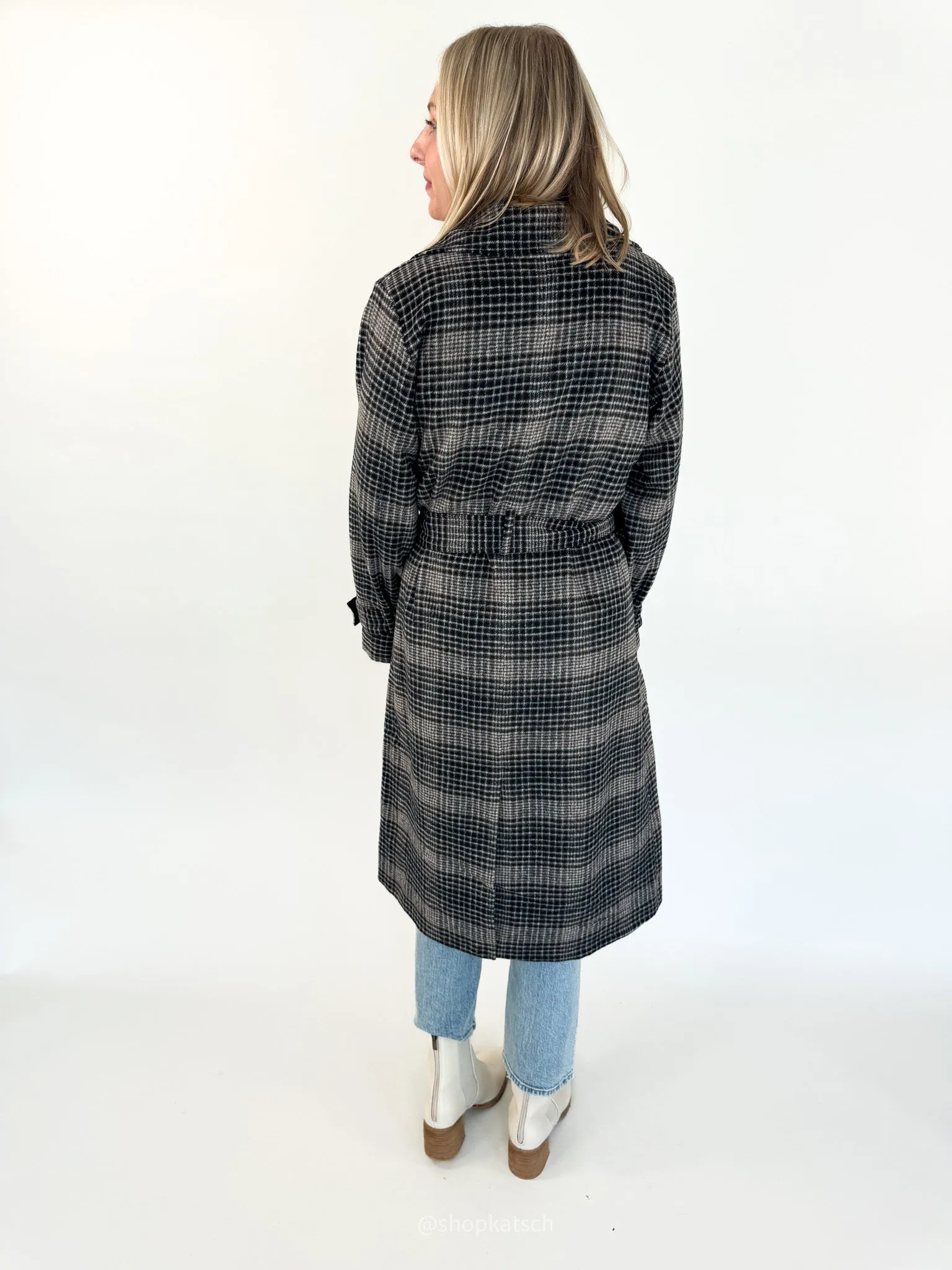 [Z SUPPLY] Jackie Plaid Trench