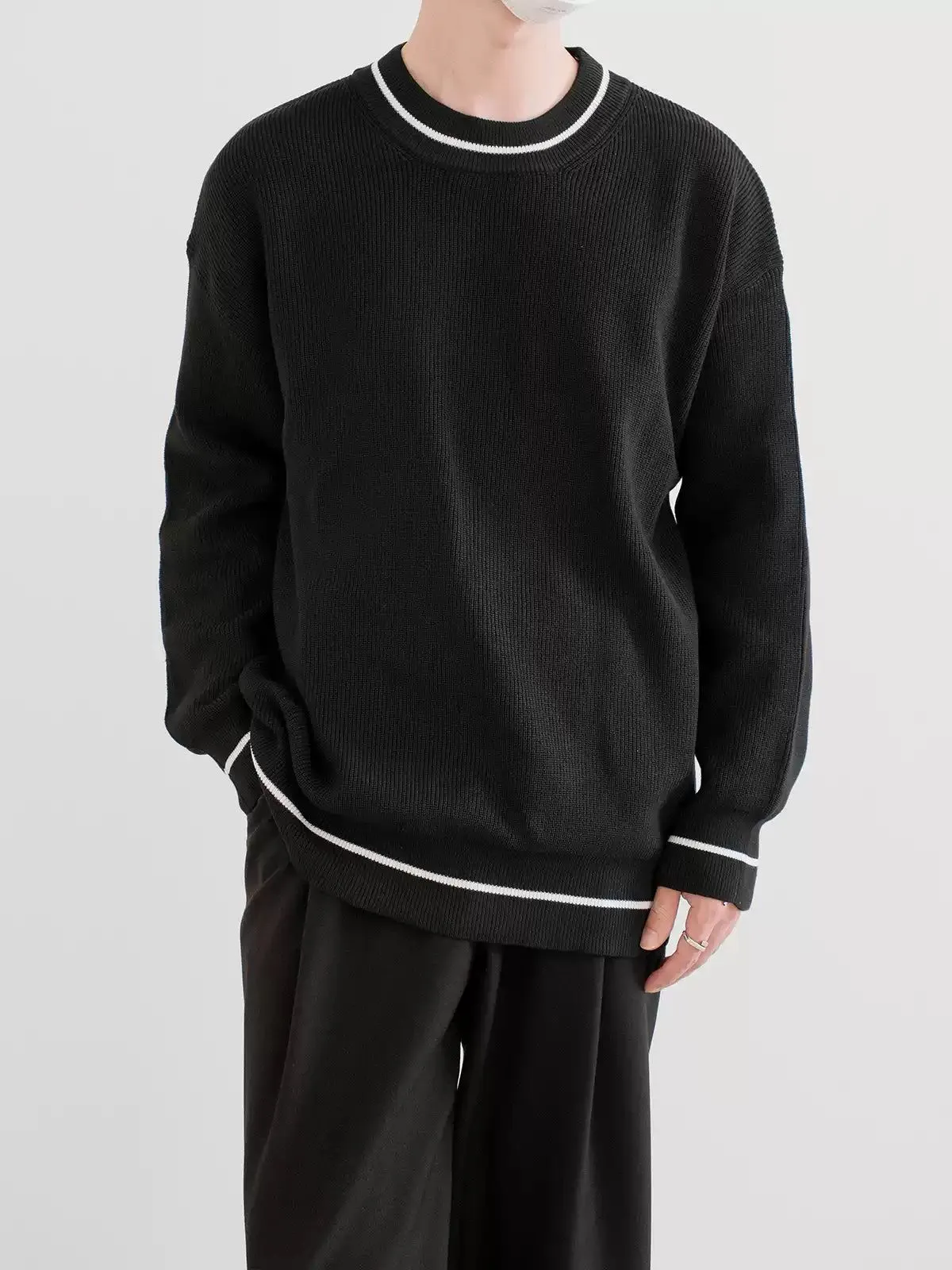 Zhou Cozy Ribbed Knit Mockneck